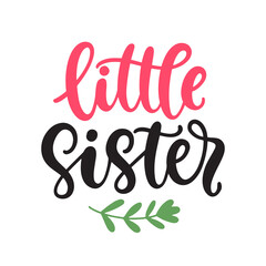 Little Sister T shirt design, Kids fashion, Nursery wall art, apparel printable print