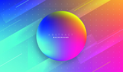 Background Abstract Colorful Ball