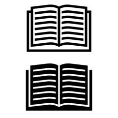 Book vector icon. notebook illustration sign. library symbol or logo.

