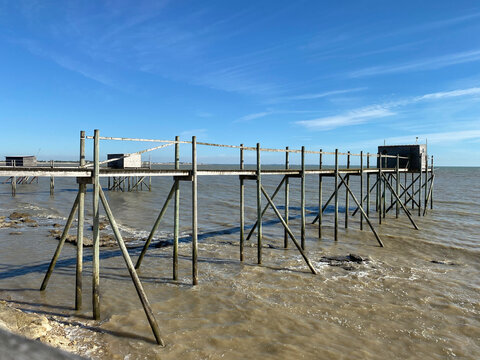 pier on the beach - Powered by Adobe