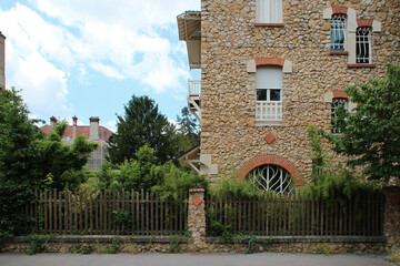 art nouveau villa in nancy in lorraine (france) 