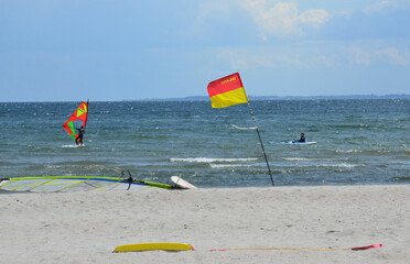 Lebensretter am Ostseestrand Grömitz 