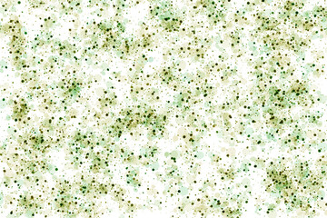 green dots background mossy effect