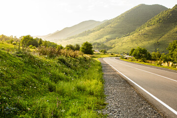 A beautiful landscape photography with Caucasus Mountains in Georgia.