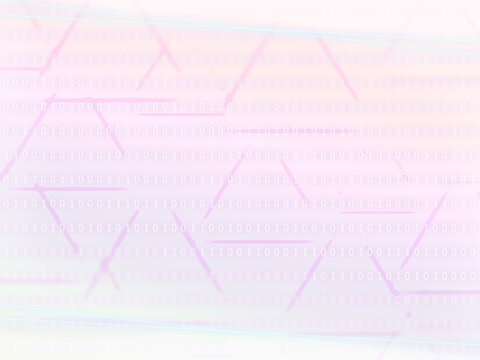 matrix pink background with neon blue lines