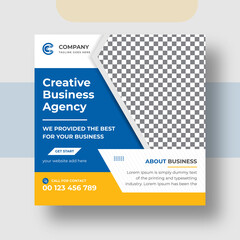 Modern Social square web banner for social media post template design, Facebook Post, Instagram Post template	