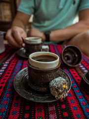 Fototapeta na wymiar Cup of turkish coffee