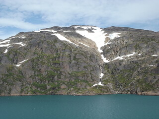 beautiful prins christian sund, greenland