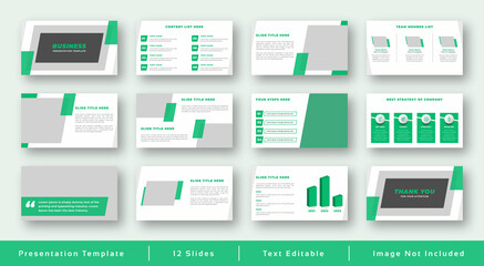 Pitch decks or minimalist presentations slide for business plans and investments