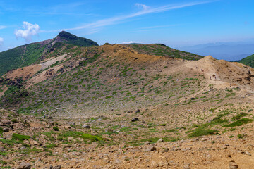 安達太良山登山　7月