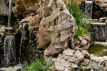 pots on the rocks