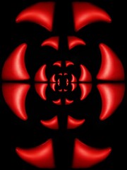 background of red devil horns for halloween, halloween pattern, wallpaper