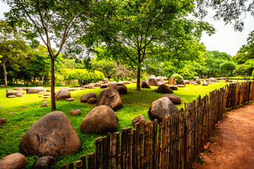 Garden of Auroville is a universal city in the making in Puducherry, South India dedicated to the...
