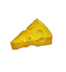 Cheese icon symbol on white background handwritten