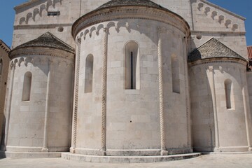 The back of the Cathedral of St Lawrence, Trogir