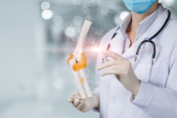 Concept of diagnosis and treatment of joint diseases.