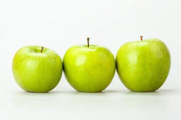 Three Green Apples