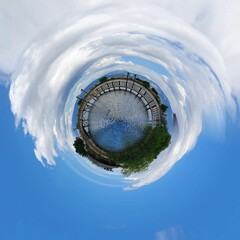 earth in the water