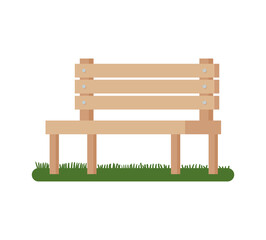 park wooden bench