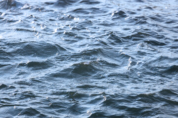 the sea close-up. water texture. water surface with waves