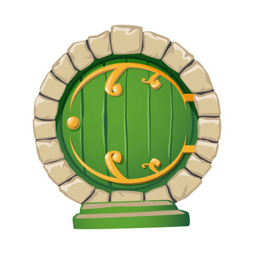 Hobbits House Door Composition