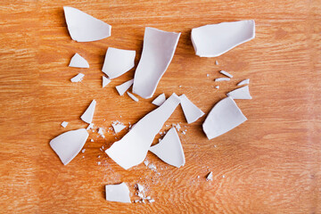 broken Plate,dish. splinters, Fragments