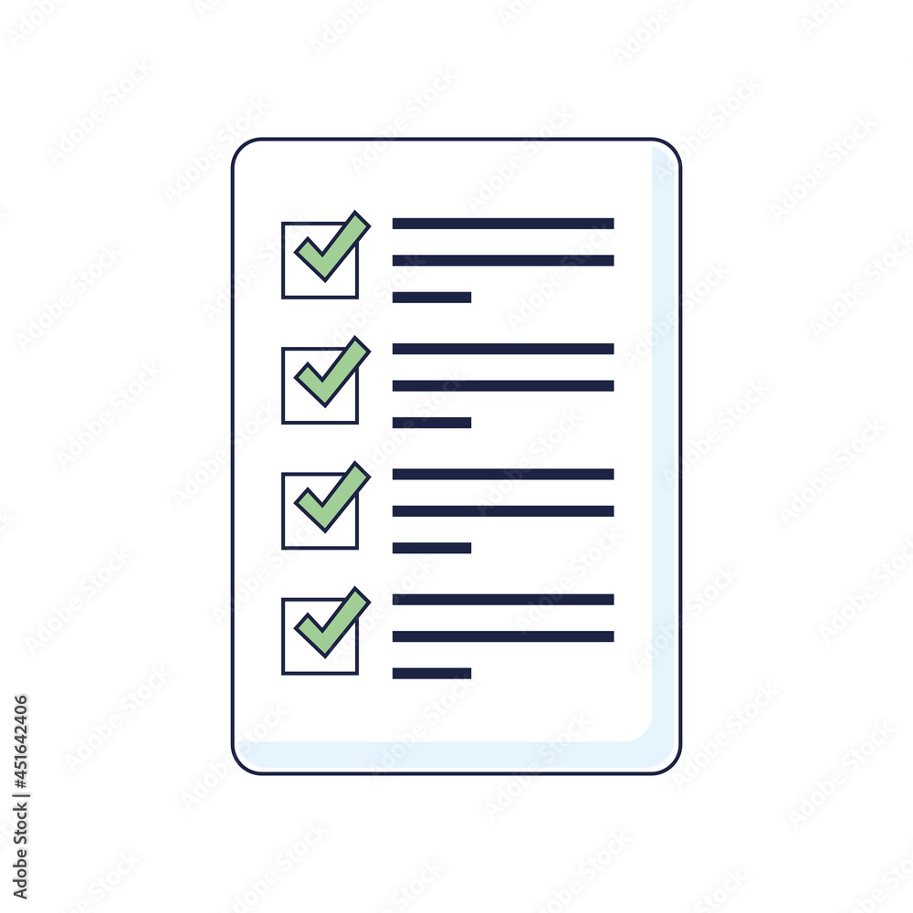 Poster check list document