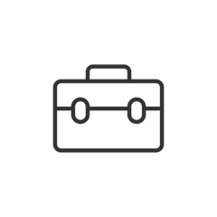 Briefcase icon isolated on white background. Suitcase symbol modern, simple, vector, icon for website design, mobile app, ui. Vector Illustration