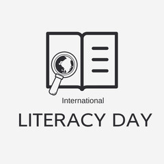 Vector illustration of International Literacy Day