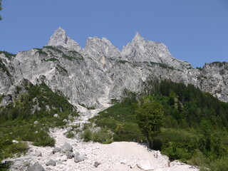 In der Nähe der Hängebrücke im Klausbachtal