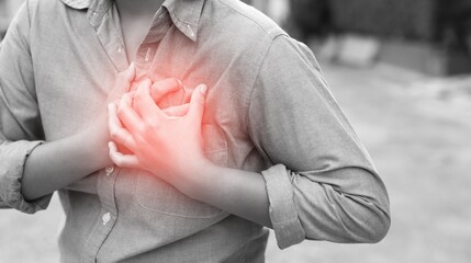 Acute heart condition and heart disease symptoms