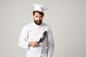 a man in a chef's uniform restaurant provision of services culinary industry