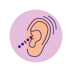 ear deaf symbol