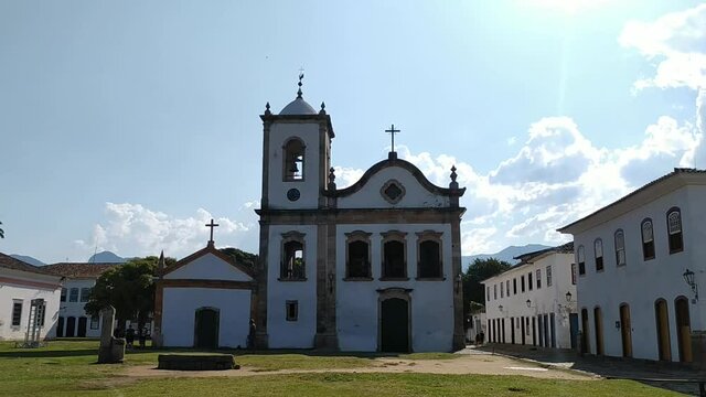 Igreja Santa Rita de C&aacute;ssia - Paraty - Rio de Janeiro - Brazil