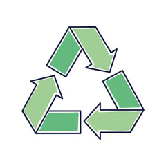 arrows recycle icon