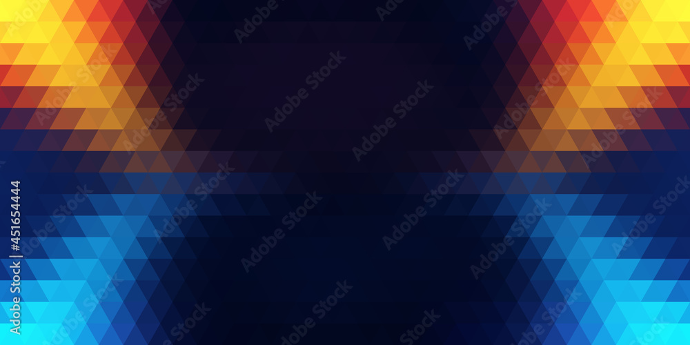 Poster pattern with simple shapes for your design.