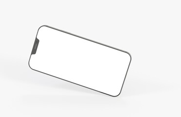 Modern frameless smartphone Mock up