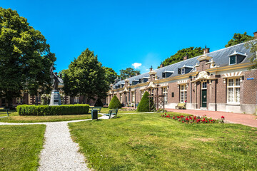 Fototapeta premium Asylplein, Asyl for Old and Deficient Sailors in Den Briel, Zuid-Holland province, The Netherlands
