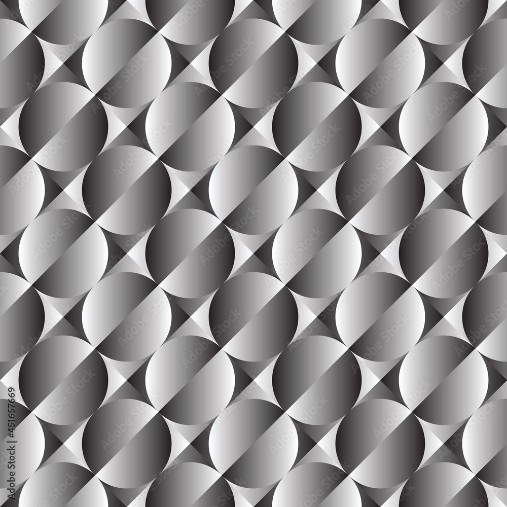 Wall mural Seamless geometric pattern or texture background for wallpaper. Vector