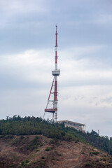 Tbilisi TV Broadcasting Tower on mount mtatsminda