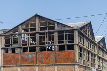 Burnt Factory Building