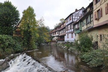 Fototapeta na wymiar Alsace Colmar Riquewihr