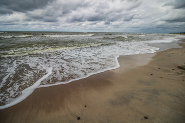 beach in the morning