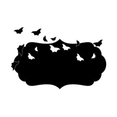 bats frame, vector