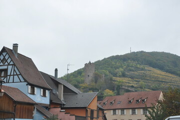 Fototapeta na wymiar Alsace Colmar Riquewihr