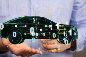 autonomous online car sharing service controlled