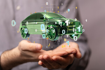 autonomous online car sharing service controlled