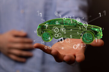 autonomous online car sharing service controlled