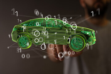 autonomous online car sharing service controlled