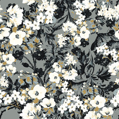 Abstract floral seamless pattern. Liberty style. fabric, covers, manufacturing, wallpapers, print, gift wrap.